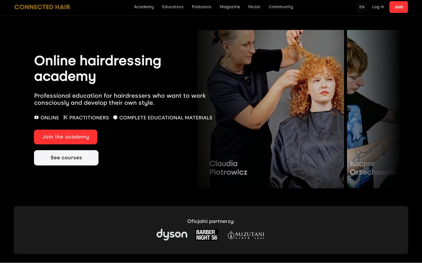 Website: Connected Hair
