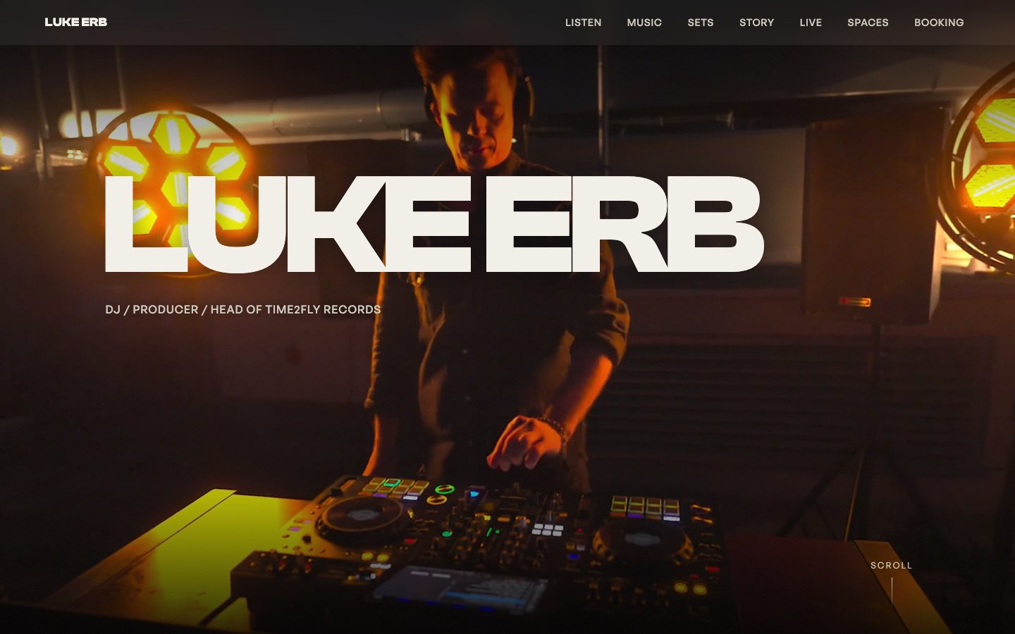 Luke Erb - Personal brand for a DJ and producer