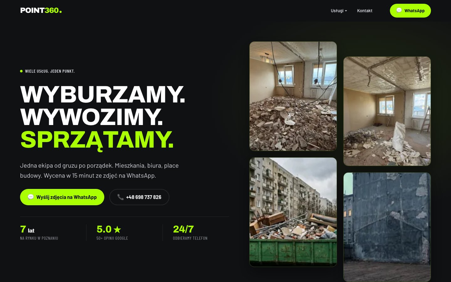 Point360 - Cleaning and demolition services in Poznań